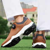 Waterproof Golf Shoes Men's Professiional Golf Footwears Anti Slip Walking Sneakers Outdoor Walking Mart Lion   