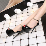 Summer Platform Sandals Women Ladies Shoes Stiletto Heels High Heels Waterproof Platform Heels Luxery Mart Lion   