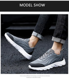 Waterproof Spring Autumn Leather Men's Shoes Thick Plush Warm Casual Sneakers Non-slip Walking Zapatos Hombre Mart Lion   