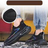 Summer Men's Women Safety Shoes For Industry Work Boots Anti-smashing Steel Toe Indestructible Sneakers Footwear MartLion   