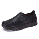 Men's Casual Shoes Lightweight Soft Sneakers Non Slip Breathable Flats Platform Loafers Walking Mart Lion Black 6 