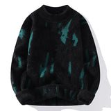 Autum Winter style Knitted Sweater Men's Warm Wool Sweaters Casual warm sweater youth style sweaters MartLion Black M 