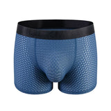 Nylon Ice Silk Men's Underwear Breathable Thickened Panties Buttocks Fake Butt Padded Butt Enhancer Booty Underpants MartLion   