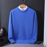 Sweater O-neck Pullovers Men's Loose Knitted Bottom Shirt Autumn Winter Korean Casual Men's Top MartLion   