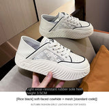 Summer Women's Shoes Breathable Mesh Surface Thick Soled Board Korean Version Casual Sneakers Mart Lion 2 35 