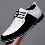 Cross border 5 color large casual leather shoes men's stock casual bags MartLion white 52 