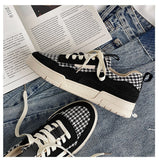 Lace-up Trend Men's Flat Platform Walking Casual Shoes Office Students Footwear Outdoor Sport Sneakers Zapatillas Mart Lion   