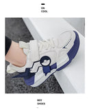 Cartoon Kids Shoes Classic Children Sneakers for Boys Walking Girls Casual Outdoor with Leather MartLion   