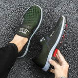 Mesh Men's Casual Shoes Summer Lightweight Sneakers Outdoor Walking Breathable Slip on Loafers 45 Zapatillas Hombre MartLion   