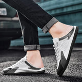 Summer Half Slippers for Men Men's Flat Bottom Casual Shoes Soft Sole Support Shoes Men's Sneakers MartLion