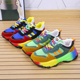 Women Sport Shoes Platform Sneakers Ladies Spring Winter Flats Running  Lace Up MartLion   