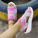 Sandals Lady Platform Chunky Women's Open Toe Casual Summer Sports Shoes MartLion   