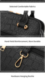  Women PU Shoulder Bag Crocodile Pattern Tote Bag Handbag Simple Atmospheric Hardware Decoration Messenger Bag MartLion - Mart Lion