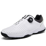 Waterproof Golf Shoes Men's Professiional Golf Footwears Anti Slip Walking Sneakers Outdoor Walking Mart Lion Bai 3.5 
