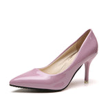 Women's Shoes Heeled Pumps Stiletto Heels Red Sole Pointed Toe Elegant Wedding Dress Office MartLion Pink 35 