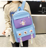 5 piece set backpacks for teenagers girl boy schoolbag cute puppy printing kids backpack children's school bags for boys MartLion   