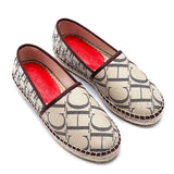 Women's Shoes Summer Thick Bottom Outer Wear Letter Side Lightweight Design Casual Flat Shoes MartLion