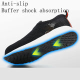 Women's Sneakers Anti-smashing Work Men's Safety Shoes Rubber Unisex Stretch Fabric Mesh Boots Breathable Anti-puncture footwear MartLion   