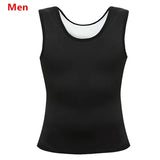 Sauna Shapers Men's Workout Vest Sweat Enhancing Tank Top Premium Slimming Shapewear Waist Trainer Heat Trapping Fitting Shirt MartLion men silver vest S 