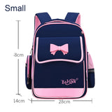 Children School Bags For Girls Orthopedic Backpack Kids princess schoolbag Primary School Kids Satchel mochila MartLion small navy  