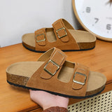 Summer Men's Slippers Outdoor Wearing Couples Indoor Soft Sole Bathroom MartLion   