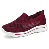 Spring Women's Shoes Casual Fabric Mesh Breathable Lightweight Soft Sole Durable MartLion Red 40 