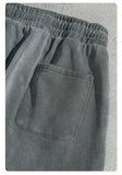 Winter Men's Washed Fleece Pants Warm Straight Trousers MartLion   