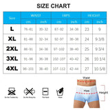 man Boxers Briefs Gradient Color Underwear Control Panties Modal Microfiber Soft Breathable MartLion   