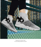 Summer Men's Casual Sneakers High Top Sock Running Sport Shoes Designer Tennis Slip-on Trainers Walking Jogging Mart Lion   