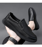 Golden Sapling Retro Loafers Formal Men's Casual Shoes Genuine Leather Flats Dress Party Leisure Moccasins MartLion   