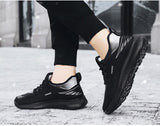 Cotton Shoes Winter Middle-Aged and Elderly Men's Casual Velvet Padded Thick Couple Sneakers Warm Snow Mart Lion   
