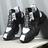 Autumn Men's Sneakers Running Sport Shoes Ankle Boots High-Cut Platform Casual Trainers Walking Basketball Mart Lion   