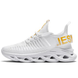 Men's Sneakers Casual Mesh Breathable Height Increase Shoes Masculino Adulto MartLion White 39 