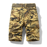 Camouflage Tactical Cargo Shorts Men Khaki Jogger Military Cargo Shorts Men Cotton Casual Loose Camo Men Shorts MartLion   