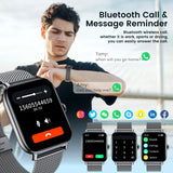 1.85 inch Bluetooth Call Smart Watch Men's IPx8 Sports Fitness Tracker Heart Monitor Smartwatch For Android IOS MartLion   