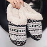 Winter Plush Fur Slippers For Women Men's House Fluffy Cozy Fur Slippers Indoor Warm Plush Home Cotton Shoes MartLion   