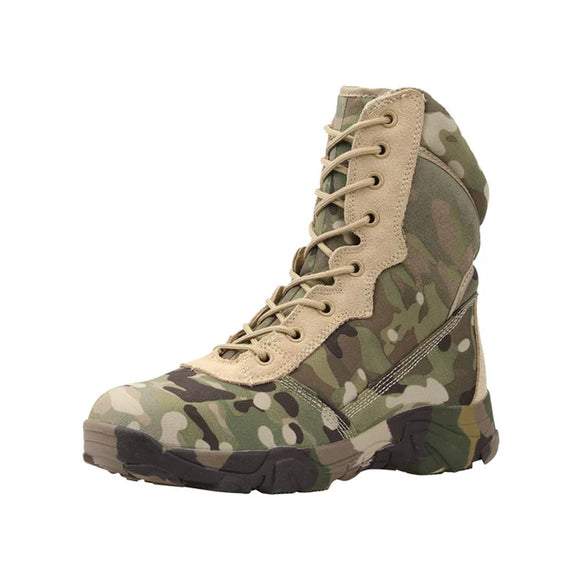 Trekking Hiking Outdoor Shoes Men's Camo Waterproof Climbing Camping Sport Sneakers Military Tactical Army Boots MartLion Mc 38 