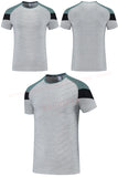 Men's Gym Tshirt Joggers Bodybuilding Silk Short Sleeves Streetwear Casual Outdoor Sport Fast Dry Breathable Tee MartLion   