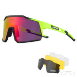 Cycling Glasses TR90 Frame Men's Women Outdoor Sports Sunglasses Cycling Driving Baseball Running MartLion 07 4lens 