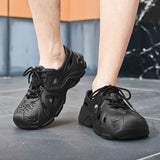 Summer Men's Slippers Platform Outdoor Sandals Clogs Beach Slippers Flip Flops Indoor Home Slides Casual Shoes Mart Lion   