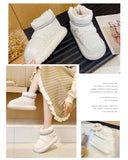 Lightweight Casual Women's Shoes Non-slip Home Indoor Cotton Winter Warm Walking Snow Boots MartLion   