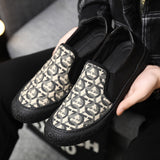 Shoes Men's Canvas Casual Spring Summer Breathable Trend Loafers Youth Street Cool Slip-on Flats Mart Lion   