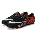 Five-a-side Soccer Shoes Football Men's Breathable Turf Soccer Cleats Futsal Kids Mart Lion Black cd Eur 31 