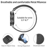  20mm 22mm Strap for Samsung Galaxy watch 4/5/6/5Pro 44mm/40mm/Active 2 Magnetic loop Bracelet Galaxy Watch 4/6 classic 46mm 42mm MartLion - Mart Lion
