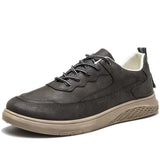 Shoes Sneakers Men's Lace Up Shoes Classic Comfort Walking Zapatos De Hombre MartLion Light grey 39 