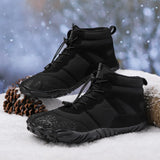 Winter Booties Men's Snow Barefoot Casual Shoes Outdoor Work Ladies Warm Fur Ankle Shoes Snow Boots MartLion   