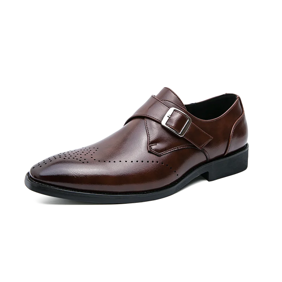  British Men's Dress Shoes Elegant Split Leather Formal Social Shoes Oxfords MartLion - Mart Lion