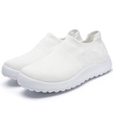 Men's and Women's Sports Shoes Platform Oversized Tennis Light Knit Casual  Free of Freight MartLion WHITE 36 