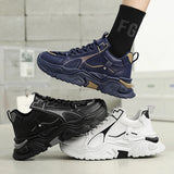 Casual Trendy Leather Shoes Classic Anti-slip Waterproof Sneakers Lightweight Running Men's Shoes MartLion   