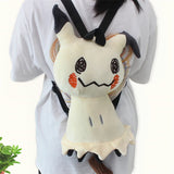 Cute Pokemon Backpack Kawaii Japanese Style Plush Bag Gengar Eevee Snorlax Backpack Schoolbag Cosplay Props Gifts MartLion   